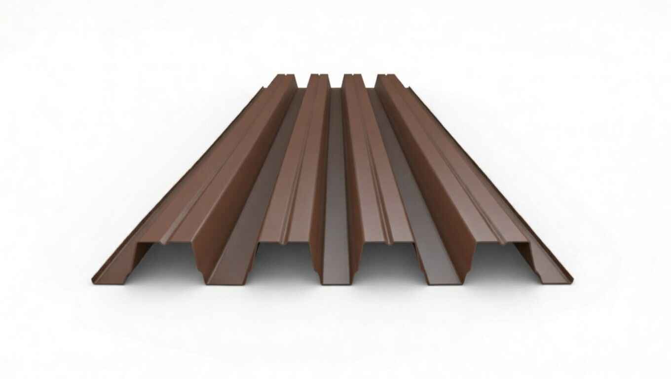 Профнастил Н75-750 полиэстер RAL 8017 0,65